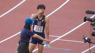 決勝  男子400mH  日本選手権陸上2023