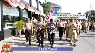 Spontanitas Forkompimda HUT Bhayangkara ke 73 Polres Madiun