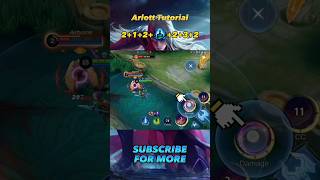 Arlott Tutorial 😱 - Mobile Legends: bang bang