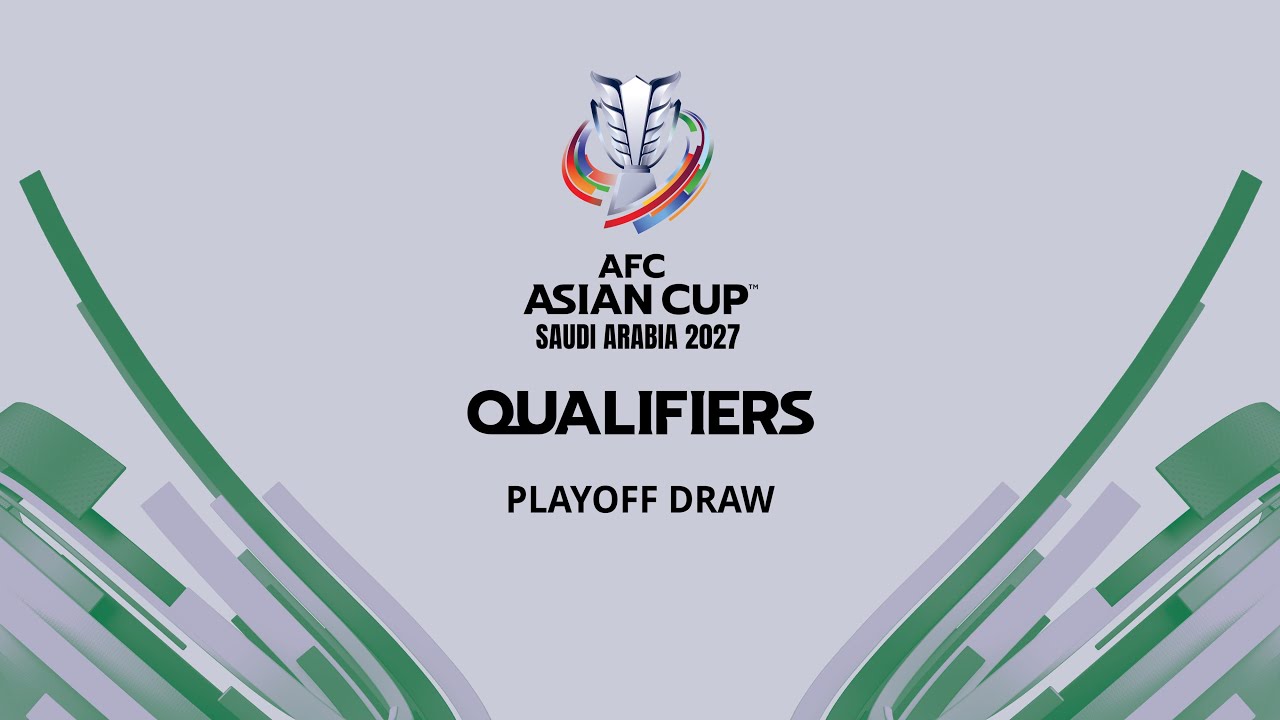 AFC Asian Cup Saudi Arabia 2027™ Qualifiers Playoff Draw - YouTube