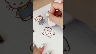 how to draw sanrio’s pompompurin in 60 seconds ✨ #shorts