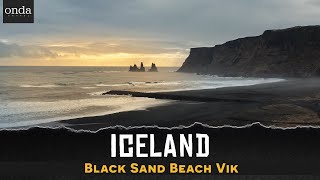 ❯ ICELAND - Víkurfjara Black Sand Beach Vik  ❯ DJI DRONE LANDSCAPES ❯ Wycieczki z OndaTravel.pl