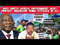 Why South African Government Must Protect Nigerians Against Attacks From South Africans