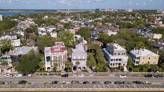 Seeing Charleston, South Carolina from a Drone.