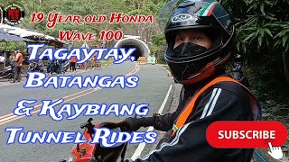 19 Year Old Honda Wave 100 Tagaytay , Nasugbu Batangas And Kaybiang Tunnel Rides