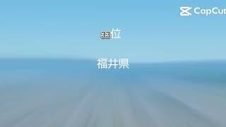 個人的に南海トラフ地震の被害が大きそうな都道府県ランキングTOP47‼️