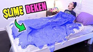 EEN GIGANTISCH SLIJM DEKEN MAKEN! || Slime Sunday