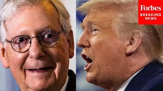 JUST IN: McConnell Responds To Trump Entering 2024 Presidential Race