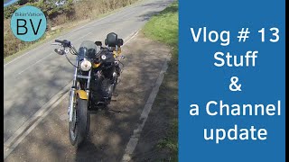 Bikervation -Vlog # 13 - Screamin Eagle EFI Super Tuner test run Stuff and Channel update.