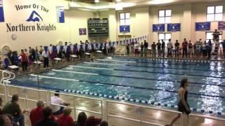 2017 MCT Girls 100 SC Meter Breaststroke Final Heat 1