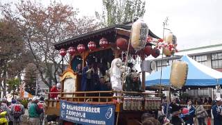 2013年　東村山市民産業まつりより、久米川の熊野神社の山車