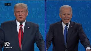 WATCH: Trump, Biden put blame on parties for stalled COVID-19 aid | Second Presidential Debate 2020