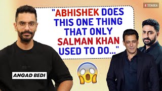 Angad Bedi Interview: On Abhishek Bachchan & Salman Khan's SAME Habit, Ghoomer, Neha Dhupia & More