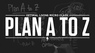 Micro Class: Plan A to Z