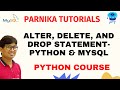 Alter , Delete, Drop Statement in Python & MySql | Python Database Connectivity