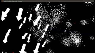 Boids with predators, 3D