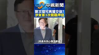 鄭文燦涉貪第3次開羈押庭　神色凝重步入桃園地院 @chinatvnews   #shorts #鄭文燦 #第三次羈押庭 #監察院 #調查 #弊案 #土地 #專案小組 #調查 #桃園 #地檢署 #法院