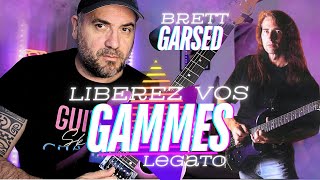 Comment CONNECTER les positions d'une gamme : Le legato de Brett GARSED (+TABLATURES)