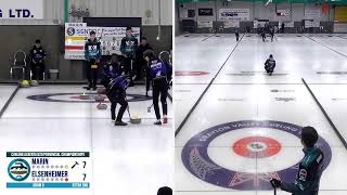 2024 Curling Alberta U20 Men's Provincial Championships - Draw 9 - Elsenheimer vs Marin