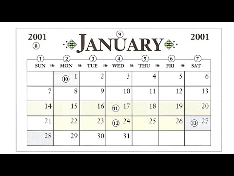 Oxford dictionary | Lesson 13: The Calendar | Learn English | Oxford picture dictionary Oxford dictionary | Lesson 13: The Calendar | Learn English | Oxford picture dictionary