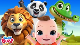 Zoo Animals Song | Baby Buzz | Kids Songs & Nursery Rhymes