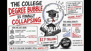 The College Degree Bubble Is Collapsing (Student Debt Crisis Explained)