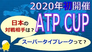 ATPカップ初開催！スーパータイブレーク？死の組グループFって？日本が強豪スペインに挑む！知ればもっと楽しい、ATPカップの魅力！【テニス】