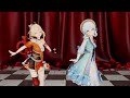 【原神mmd】himehina『愛包ダンスホール』宵宮＆神里綾華 原神