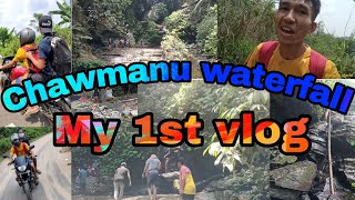 My 🤭1st vlog | Chawmanu water fall | Psycho charlie