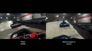 Lap comparison Teamsport Gosport - Petrol vs Electric (speed 4)