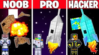 NOOB vs PRO vs HACKER: UZAY ROKETİ YAPI KAPIŞMASI! - Minecraft
