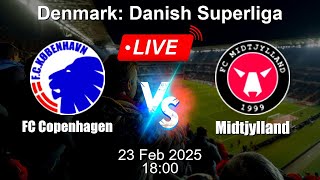 🔴 LIVE: FC Copenhagen vs Midtjylland - Live Score Today - Danish Superliga