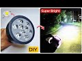 How To Make Super Bright LED Flashlight At Home | DIY Rechargeable LED Torch | By- CreativeShivaji