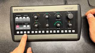 Behringer P16-HQ Firmware Version/Update