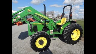 John Deere 5105, 4x4, Loader, 1020 Hours, For Sale by Mast Tractor!