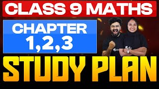 Class 9 | Maths Study Plan + Chapters 1,2,3 | Eduport