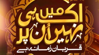 Ek Main Hi Nahi Un Par Qurban Zamana Hai Naat || Hafiz Tasawar Attari || Diyar e Murshid