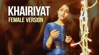 Khairiyat Female Version | Arijit Singh | Chhichhore Songs | Khairiyat Cover | Prabhjee Kaur Songs