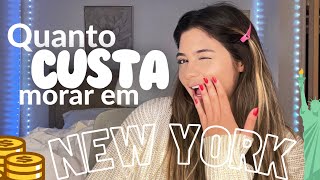 QUANTO CUSTA MORAR EM NEW YORK? 🇺🇸🗽✨ • custos •média salarial •custo inicial •aluguel em nyc