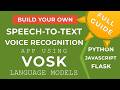 Build a Speech-To-Text (STT) Voice Recognition App Using VOSK Language Models