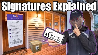 Are FedEx Delivery Drivers Signing For Your Packages?