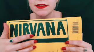 ASMR Reading Kurt Cobain Journals (Nirvana) | Relaxing Book Sounds \u0026 Whispering in English