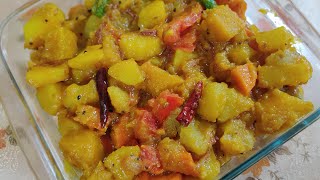 Deshi teste vegetables recipe. সেলিনাস পাঁচফোড়ন দিয়ে মজাদার সবজি রেসিপি।।