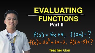 Evaluating Functions Part II - Grade 11 General Mathematics
