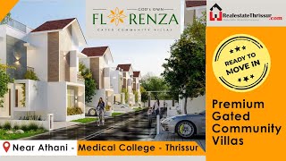 Thrissur Premium Gated Community Villa #Thrissur#veeduforsale#Florenza#Punkunnam#home #house