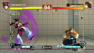 SSF4 AE: goodtime01 (Juri) vs ACQUA0316 (Yang) - Ranked Match (720p HD)