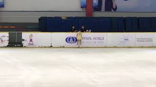 Ani’s ISU Level 2 Test Figure Skating (8.4 years)