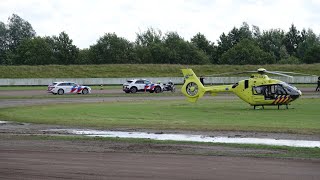 MMT inzet bij ernstig ongeval op motorcrossbaan in Een