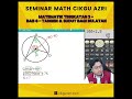 Matematik Tingkatan 3 - Bab 6 - Tangen & Sudut bagi Bulatan