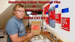 Developing Colour Negative Film at home using the Bellini C41 Kit